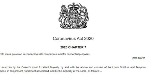 Full document table of contents. Coronavirus Act Renewal - Vicky Foxcroft