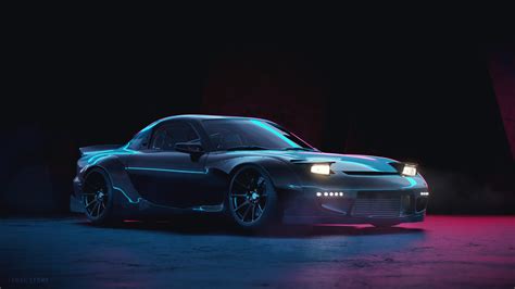 Mazda Rx7 Neon Wallpaper Jualan Mobil