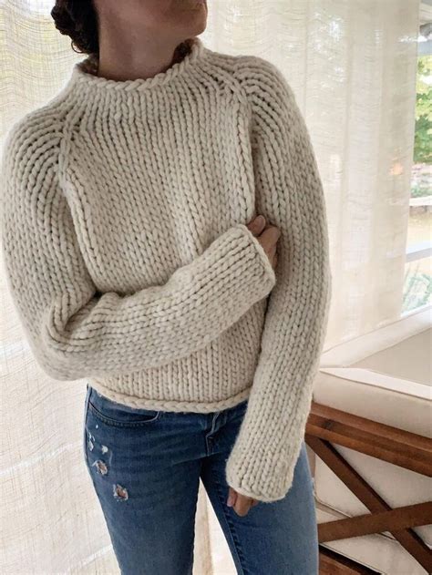 Gallant Sweater Knitting Pattern By Caidree In 2021 Chunky Knit