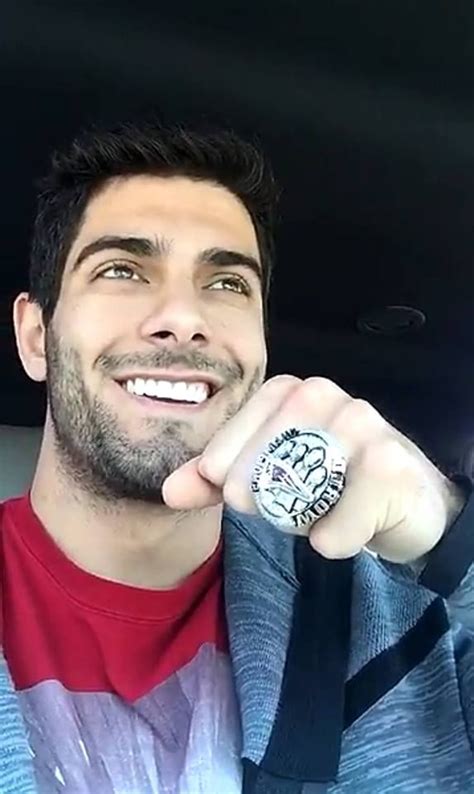 Posted by yanti cardinata posted on february 21, 2019 with no comments. Jimmy Garoppolo shows off his Super Bowl ring | Super bowl ...
