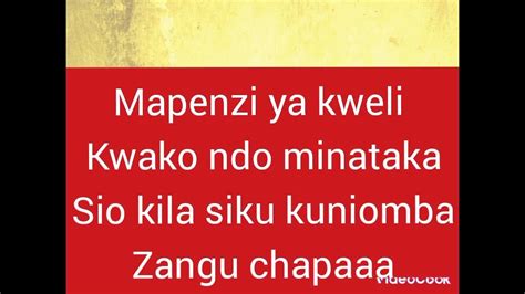 Mapenzi Ya Kweli Lyrics By Y King Yogo Ft Singo Sun Youtube