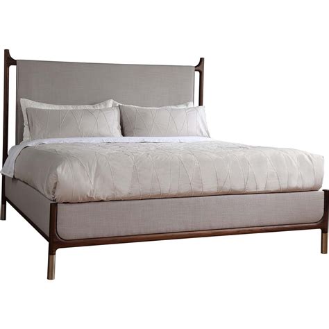 Stickley Walnut Grove Queen Solid Wood Upholstered Bed Williams And Kay