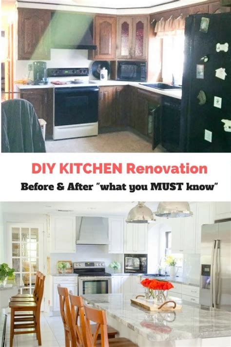 Our Diy Kitchen Renovation Reveal Before And After Four Generations