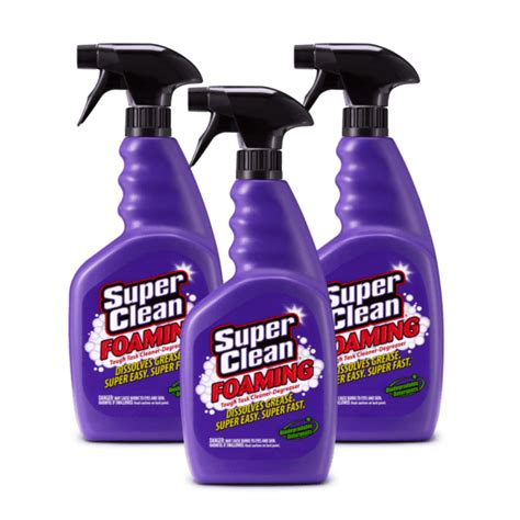 Super Clean Foaming Cleaner Degreaser 3 Pack Superclean