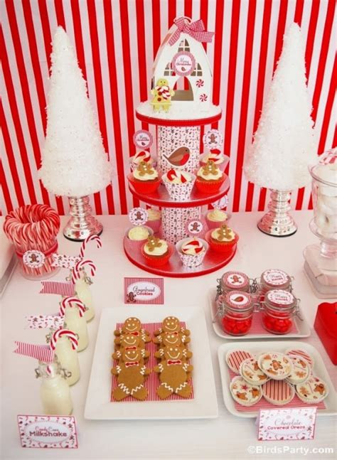 Christmas Candyland Party Ideas And Desserts Table Party Ideas Party Printables Blog