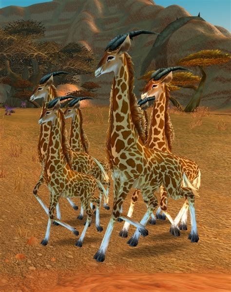 Elder Barrens Giraffe Npc World Of Warcraft