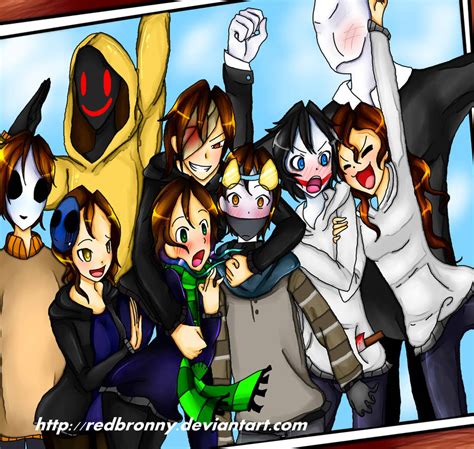 Group Picture 3 Creepypastas By Redbronny On Deviantart