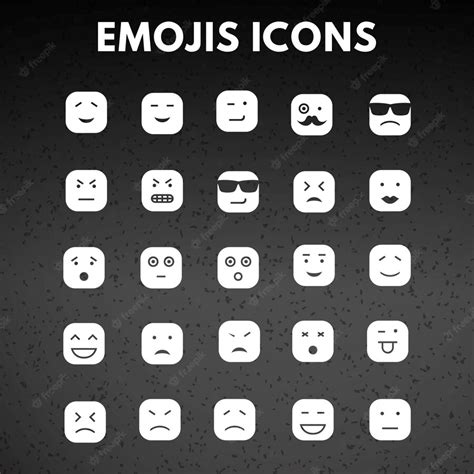 Premium Vector Emoji Icons
