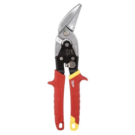 Milwaukee 10 In Straight Cut Offset Aviation Snips 48 22 4532 The