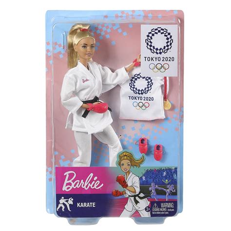 Barbie® Tokyo Olympics 2020 Karate Doll With Accessories Fruugo Uk