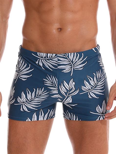 Sexy Dance Casual Mens Swim Trunks Board Shorts Bathing Suits Elastic
