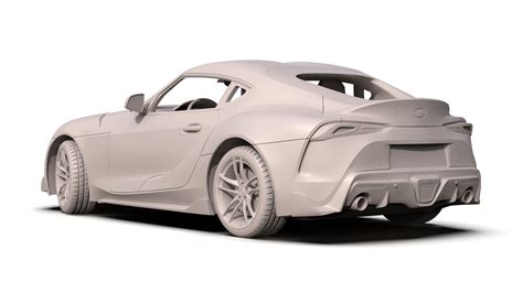 Toyota Supra 2020 3d Modell 119 3ds Blend C4d Fbx Max Ma Obj