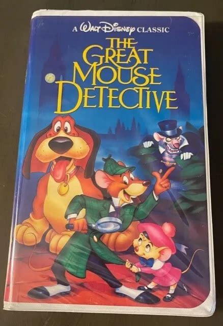 The Great Mouse Detective Vhs 1992 Walt Disney Classic Black Diamond