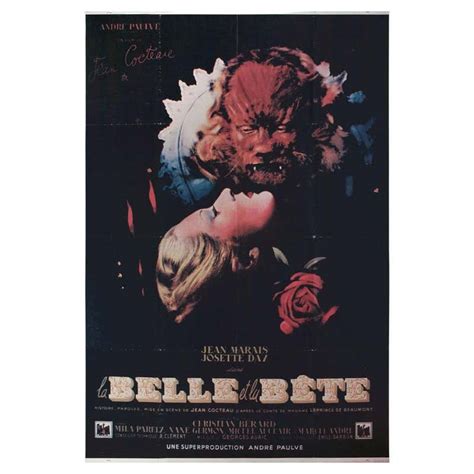 La Belle Et La Bete Beauty And The Beast Unframed Poster 1946 For