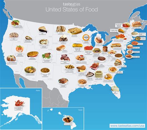 American Food Map State By State View Moreusa