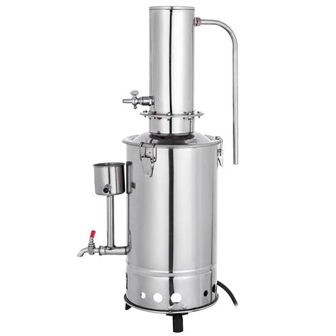 5lh Lab Pure Water Distiller Stainless Steel Easy Instal Electric Moo