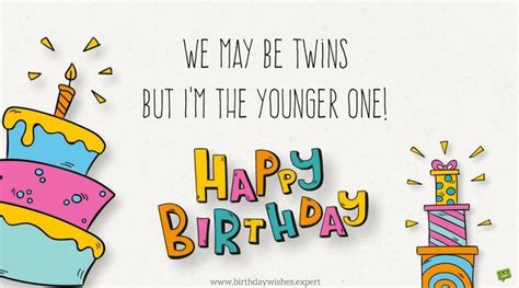 Happy Birthday To You And To You Birthday Wishes For Twins