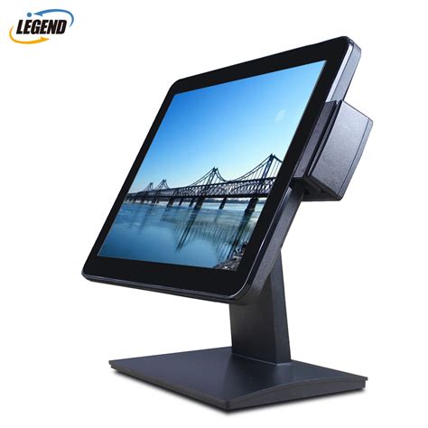 15 Inch High Quality True Flat Capacitive Touch Screen Pos Monitor Led