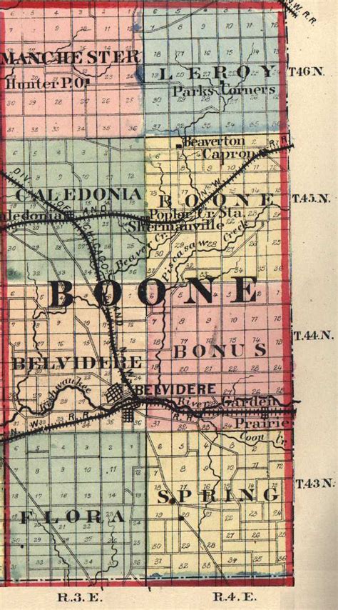 Boone County Illinois Maps And Gazetteers