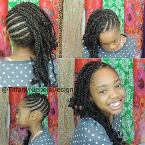 Easy And Creative Cornrows For Little Girls Natural Hairstyle