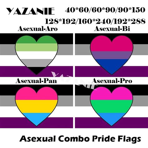 yazanie 128 192cm 160 240cm 192 288cm lgbt asexual aromantic bisexual pansexual polysexuality