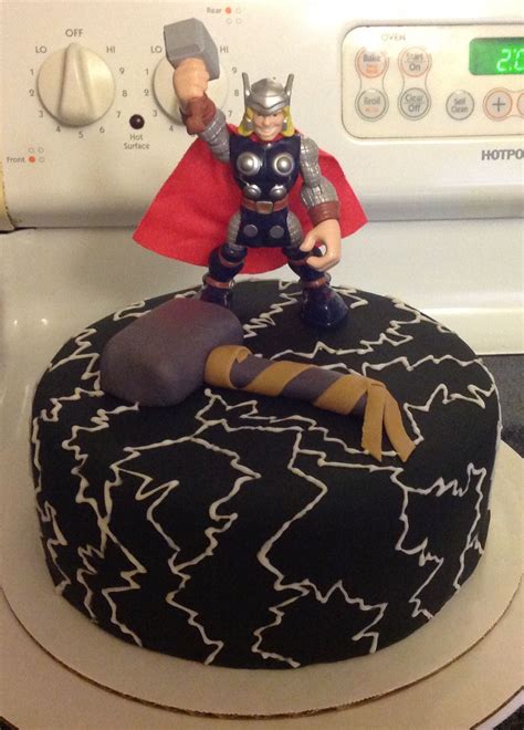 Thor Cake Thor Cake Thor Birthday Superhero Birthday Cake