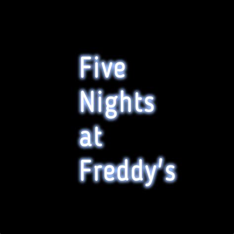 Five Nights At Freddys Logo Font