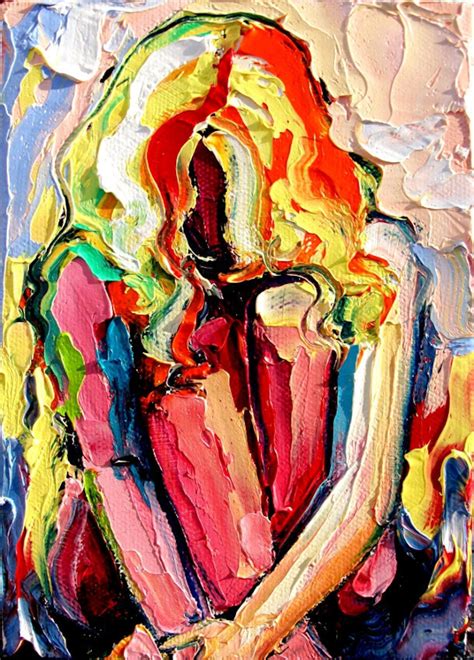 Abstract Nude Print Reproduction By Aja Femme 87 18x24 Inches Etsy