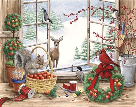 Kathy Goff Christmas Paintings Christmas Scenes Christmas Illustration