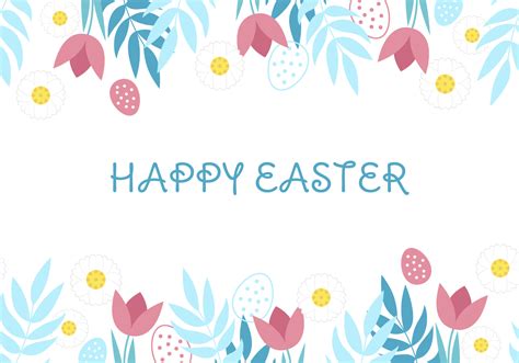 What is great is that you can personalize your own card then print it. Easter Floral Seamless Border - Download Free Vectors, Clipart Graphics & Vector Art