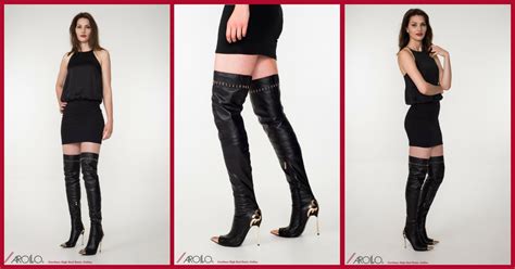 Arollo Thigh High Boots Online Store Crotch Long Shaft Thigh High Boots