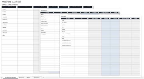 Cozi family organizer is a windows sidebar gadget that allows users to set family activities and gatherings. Free Password Templates and Spreadsheets | Smartsheet