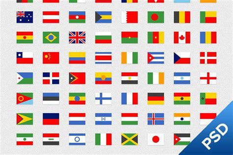 Top 10 Free Country Flag Icon Sets For Web Design