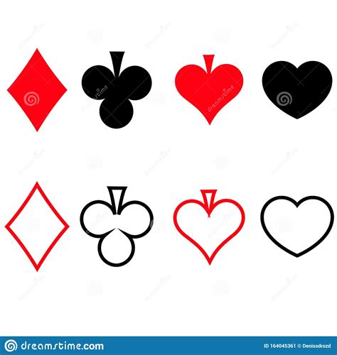 Playing Card Vector Icon. Poker Illustration Symbol. Excitement Sign Or ...