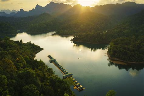 Elephant Hills In Khao Sok Rainforest Camping Thailand Tours