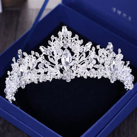 Buy Crystal Tiara Wedding Crystal Crown Majestic Crowns