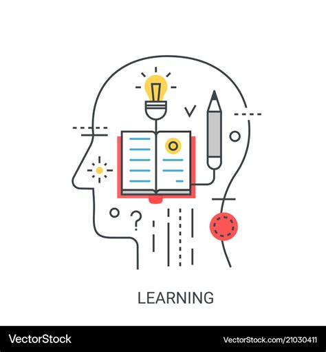 Learning Concept Royalty Free Vector Image Vectorstock