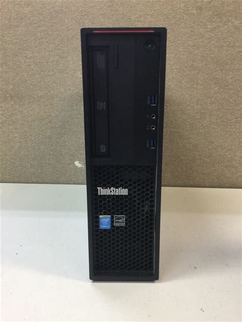 Lenovo Thinkstation P300 Sff Desktop No Cables Appears To Function