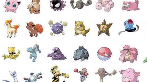 The list below only applies to pokémon x and y. Pokémon Go - Rare Pokémon, rarity list and how to increase ...