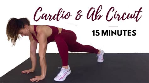 Minute Cardio Ab Hiit Circuit Quick Cardio Ab Burner Youtube