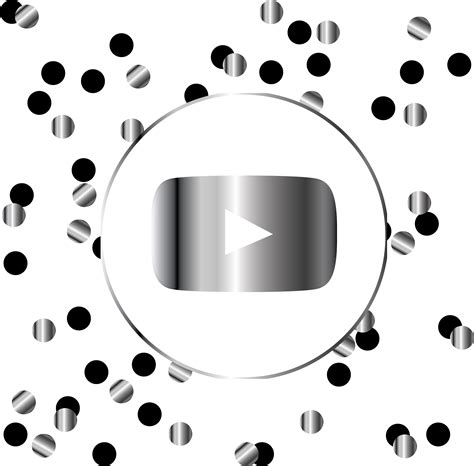 Youtube Silver Icon Symbol Free Image Download