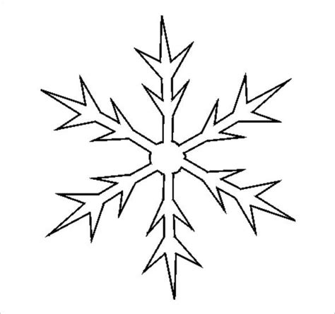 Today i am sharing a diy 3d christmas snowflake making video tutorial with free template. 17+ Snowflake Stencil Template - Free Printable Word, PDF, JPEG Format Download! | Free ...