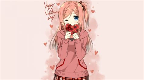 Aesthetic Anime Valentines Day Background Draggolia