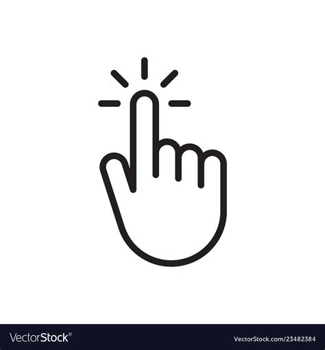 26 Hand Click Icon Icon Logo Design
