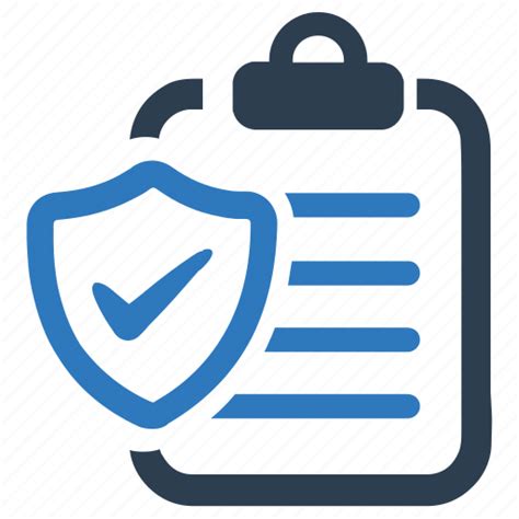 Insurance Policy Report Protection Security Icon Download On Iconfinder