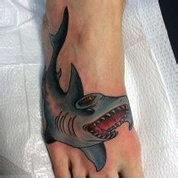 Detailed Compass And Pale Blue Water Waves Foot Tattoo Tattooimages Biz
