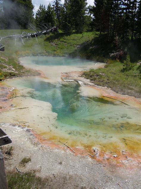 one of the many hot springs in yellowstone national park usa oh the places youll go places to