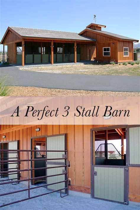 Every plan is expandable and customizable. A Well Designed Three Stall Barn | Impressive Stables ...