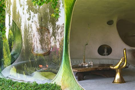 Casa Organica By Javier Senosiain Giant Snake Curved Walls Soil