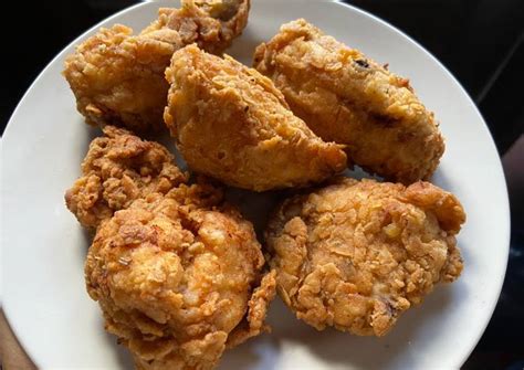 Untuk ayam goreng kfc untuk usaha rumahan atau catering bunda bisa menjualnya dengan tambahan nasi dan. Resep Membuat Ayam Goreng Ala Kentucky Lezat - Resep Ayam ...